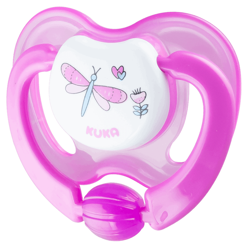 Chupeta-Ortodontica-Rosa-Lovely-Kuka-Tamanho-n°-2