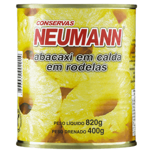 Abacaxi em Calda Rodelas Neumann Lata 400g