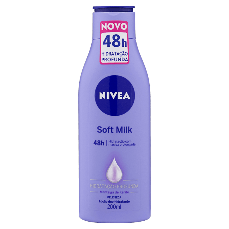 Locao-Deo-Hidratante-Pele-Seca-Nivea-Soft-Milk-Frasco-200ml