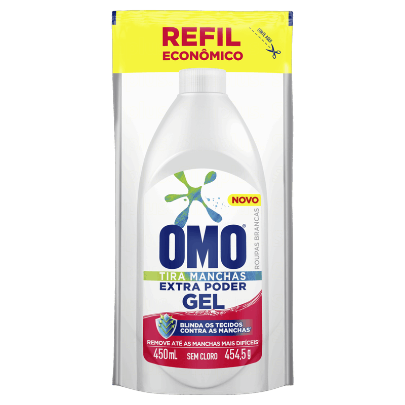 Tira-Manchas-Gel-Roupas-Brancas-Omo-Sache-450ml-Refil-Economico