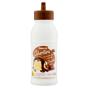 Cobertura para Sorvete Chocolate Selecta Squeeze 300g