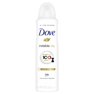 Antitranspirante Aerossol Invisible Dry Violeta e Frésia Branca Dove 150ml