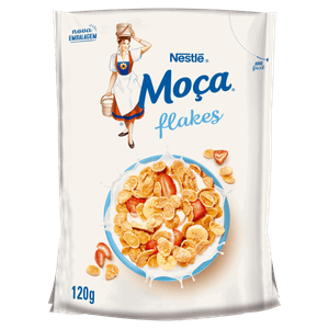 Cereal Matinal Leite Condensado Moça Flakes Sachê 120g