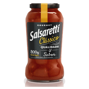 Molho de Tomate Clássico Salsaretti Gourmet Vidro 500g