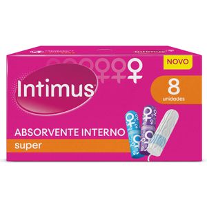 Absorvente Interno Intimus Super Caixa 8 Unidades