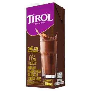 Bebida Láctea UHT Chocolate Zero Lactose Tirol Caixa 1l