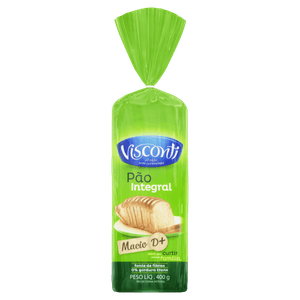 Pão de Forma Integral Visconti Pacote 400g