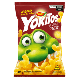 Salgadinho de Milho Lua Queijo Yoki Yokitos Pacote 135g