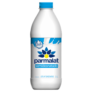 Leite UHT Semidesnatado Parmalat Garrafa 1l