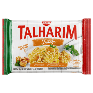 Macarrão Instantâneo Talharim Frango Nissin Pacote 99g