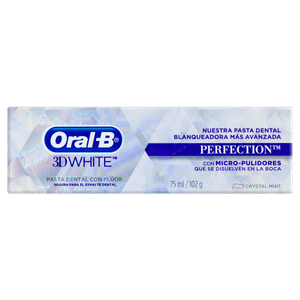 Creme Dental Crystal Mint Oral-B 3D White Perfection Caixa 102g