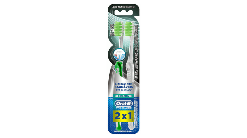 Escova Dental Ultramacia Ultrafino Oral-B Pro-Saúde Unidades