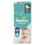 Fralda-Descartavel-Infantil-Pampers-Confort-Sec-P-Pacote-50-Unidades