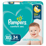 Fralda-Descartavel-Infantil-Pampers-Confort-Sec-XG-Pacote-34-Unidades