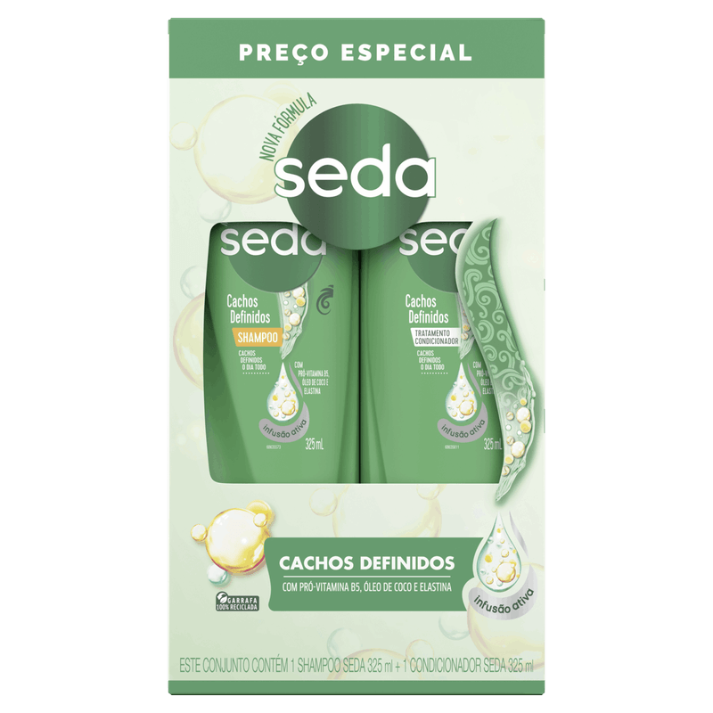 Kit-Shampoo---Condicionador-Seda-Cocriacoes-Cachos-Definidos-325ml-Cada