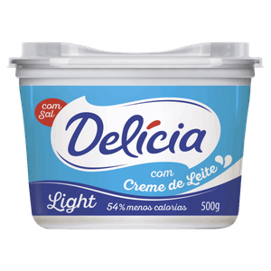 Margarina com Sal Light Delícia Pote 500g