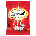 Petisco-para-Gatos-Adultos-Carne-Dreamies-Pacote-40g