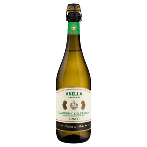 Vinho Italiano Frisante Branco Suave Anella Andreani Lambrusco Dell´Emilia Garrafa 750ml