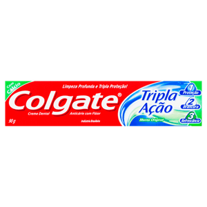 Creme Dental Menta Original Colgate Tripla Ação Caixa 90g