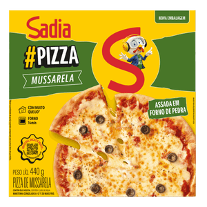 Pizza Mussarela Sadia Caixa 440g