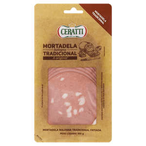 Mortadela Bologna em Fatias Tradicional Ceratti 150g