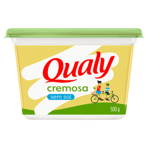 Margarina Cremosa sem Sal Qualy Qmix Pote 500g