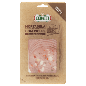 Mortadela Bologna com Picles em Fatias Ceratti 150g