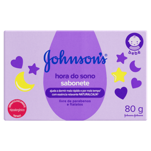 Sabonete Barra Johnson´s Hora do Sono Caixa 80g