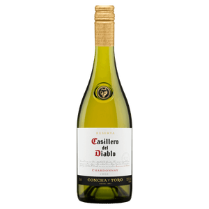 Vinho Chileno Branco Seco Reserva Casillero del Diablo Chardonnay Garrafa 750ml