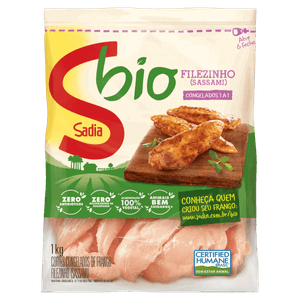 Filezinho Sassami de Frango Congelado Sadia Bio 1kg