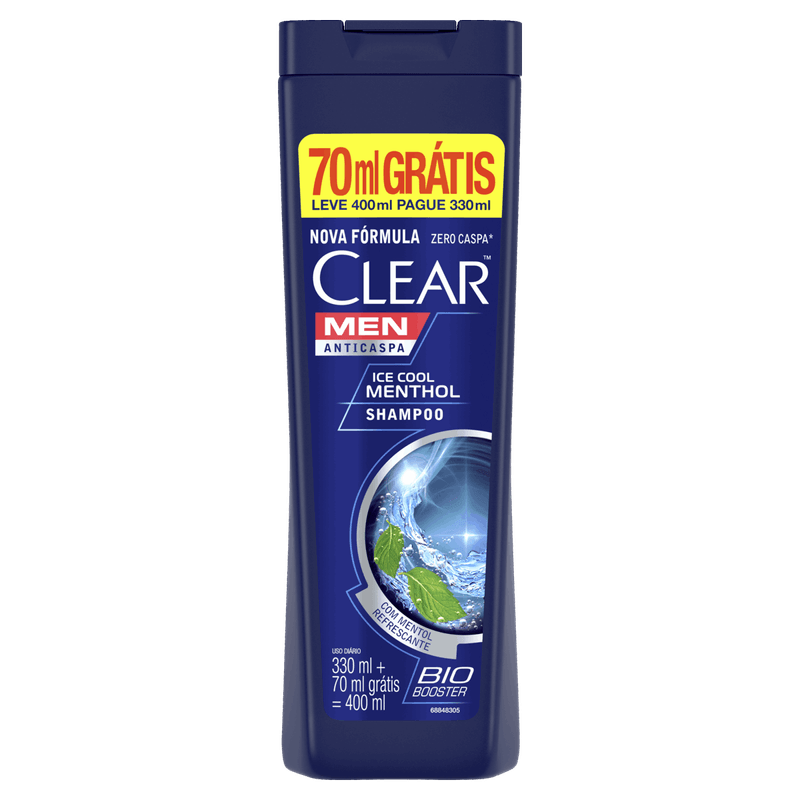 Shampoo-Anticaspa-Ice-Cool-Menthol-Clear-Men-Frasco-Leve-400ml-Pague-330ml