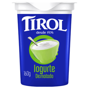 Iogurte Desnatado Light Tirol Copo 160g