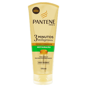 Condicionador Pantene 3 Minutos Milagrosos Restauração Bisnaga 170ml