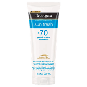 Protetor Solar FPS 70 Neutrogena Sun Fresh Bisnaga 200ml