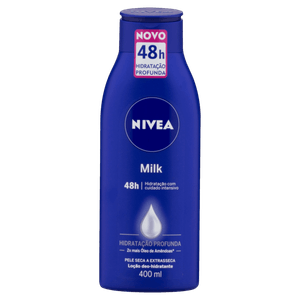 Loção Deo-Hidratante Corporal Nivea Milk Frasco 400ml