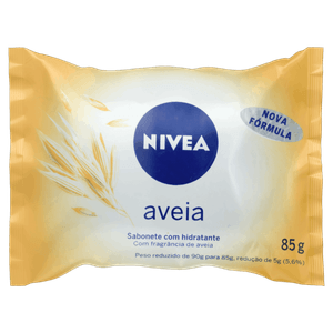 Sabonete Barra Hidratante Aveia Nivea Flow Pack 85g