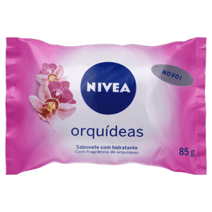 Sabonete Barra Hidratante Orquídeas Nivea Flow Pack 85g