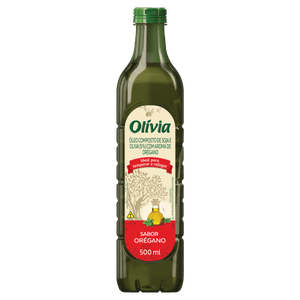 Óleo Composto de Soja e Oliva Orégano Olívia Garrafa 500ml