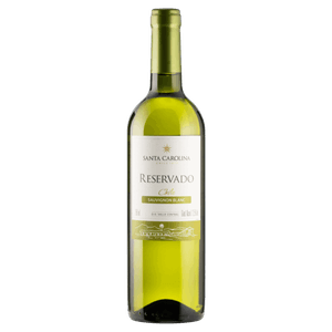 Vinho Chileno Branco Seco Reservado Santa Carolina Sauvignon Blanc Valle Central Garrafa 750ml