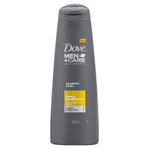 Shampoo Dove Men+Care Força Resistente Frasco 400ml