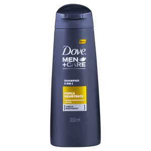 Shampoo Dove Men+Care Força Resistente Frasco 200ml