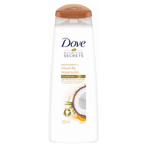 Shampoo Dove Nutritive Secrets Ritual de Reparação Frasco 200ml