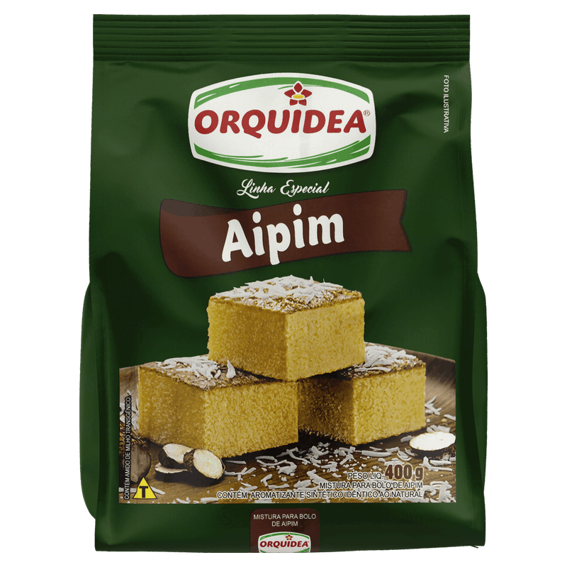 Mistura-para-Bolo-Aipim-Orquidea-Especial-Pacote-400g