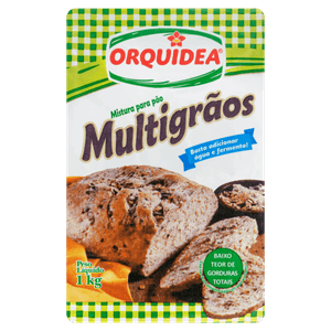 Mistura para Pão Multigrãos Orquídea Pacote 1kg