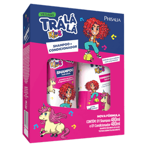 Kit Shampoo + Condicionador Trá Lá Lá Kids 480ml Cada