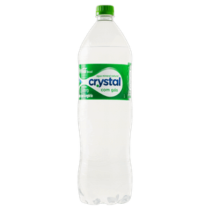 Água Mineral Natural com Gás Crystal Garrafa 1,5l