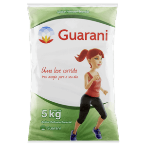 Açúcar Refinado Guarani Pacote 5kg