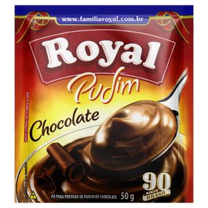 Pó para Pudim Chocolate Royal Pacote 50g