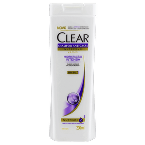 Shampoo Anticaspa Clear Women Hidratação Intensa Frasco 200ml