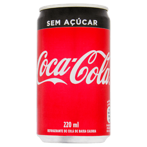 Refrigerante sem Açúcar Coca-Cola Lata 220ml